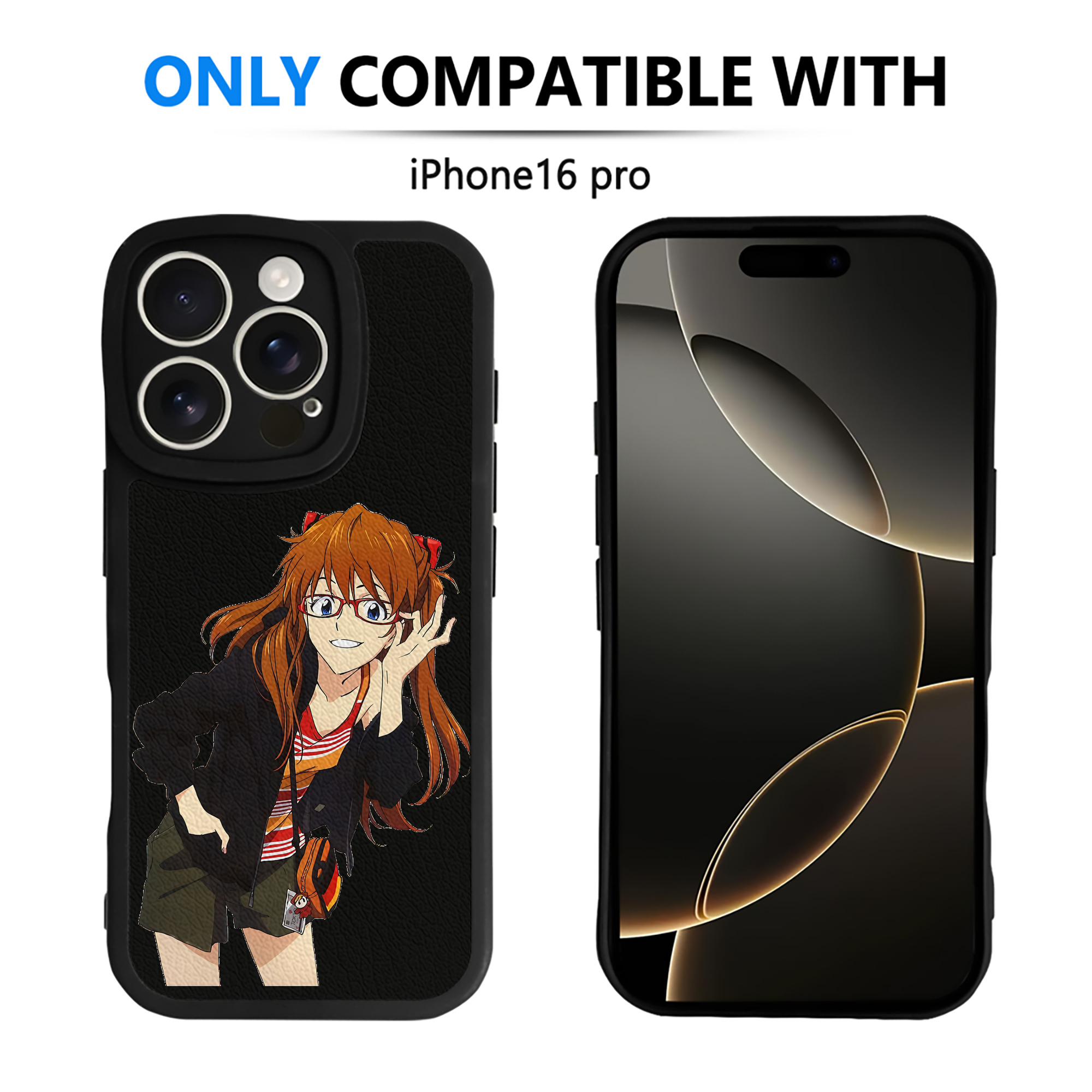 （画像用） EVA 新世紀エヴァンゲリオン 【iPhone 16シリーズ対応】シリコンスマホケース（レザー調） 材質：シリコン